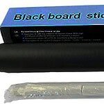 Rolă de tablă autoadezivă 45x200 cm - Tablă autoadezivă neagră 45x200 + cretă 45x200 + cretă