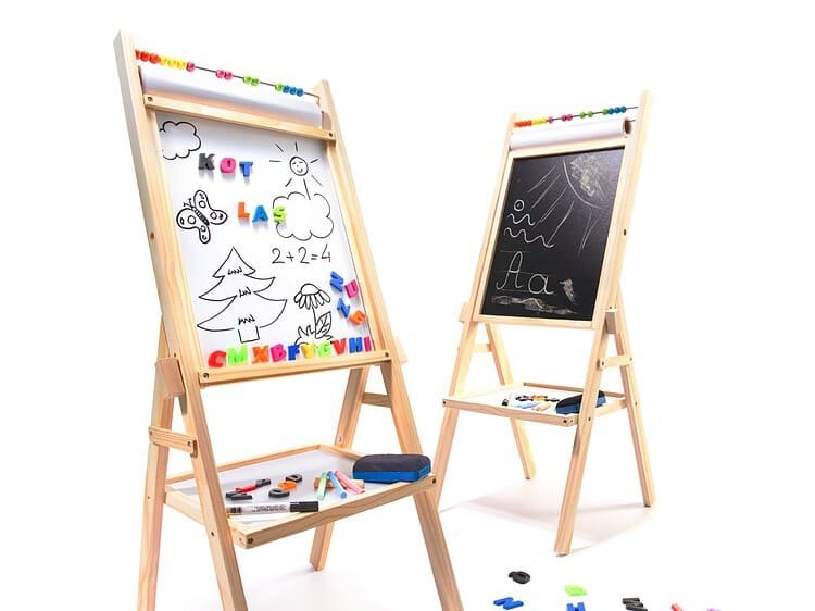 Magnetic chalkboard abacus abacus abacus hârtie cretă litere gratuit - Tablă magnetică rotativă