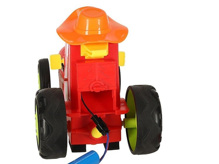 Jucarie motorizata pentru copii, tractor cu control USB, jucarie educativă pentru copii.