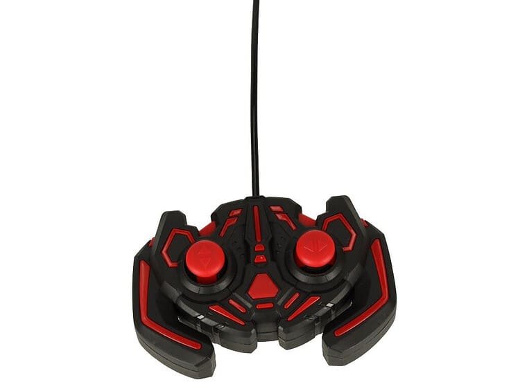 Joystick pentru jocuri, controler wireless cu butoane roșii, gaming, accesorii pentru copii și adulți.