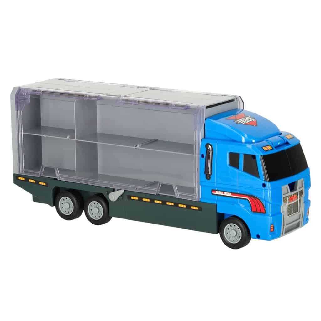 Mașinuță de jucarie transport marfa, pentru copii, perfectă pentru joacă și aventură.