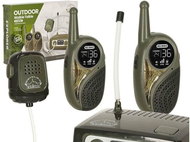 Walkie Talkie walkie talkie set cu PBX pentru copii kaki -
