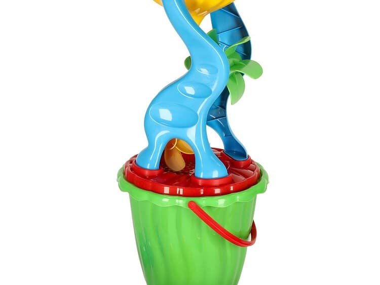 1. Spritzător de joacă pentru copii, forma de ghiveci cu flori și culoare vibrantă.