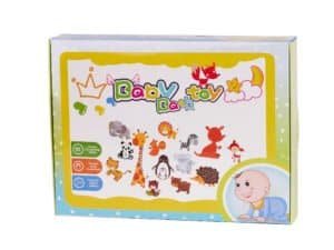 Jucării pentru bebeluși, decor pentru baie, educație timpurie, animale și personaje colorate.