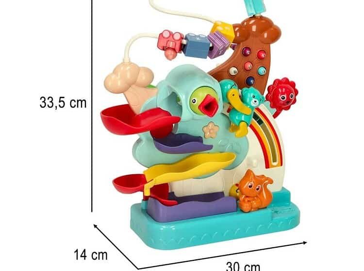 1. Jucarie muzicala pentru bebelusi cu sunete si lumini, 33,5 cm inaltime.