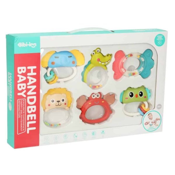 Set de 6 zornăitoare senzoriale. -
