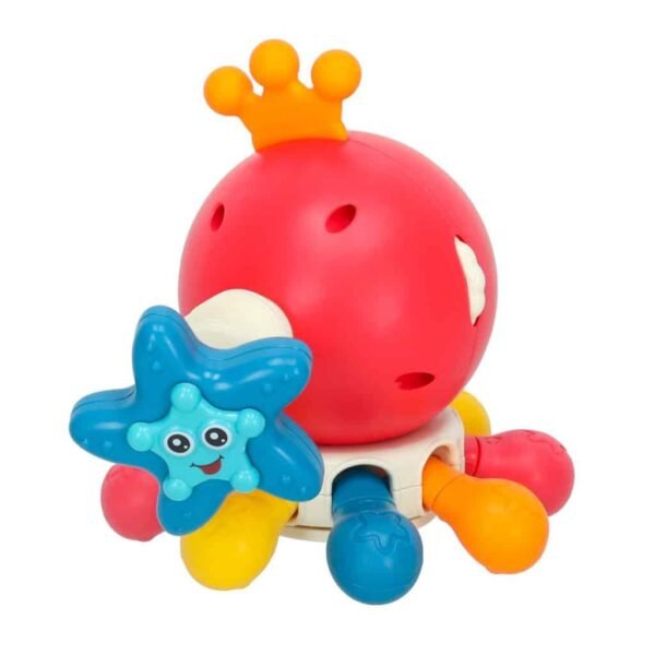 Jucărie senzorială Octopus Montessori pentru bebeluși - imagine 5