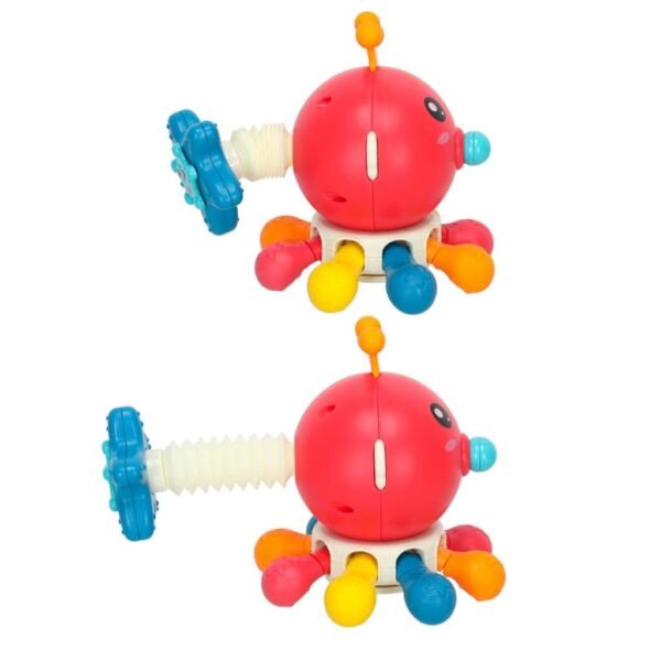 Jucărie senzorială Octopus Montessori pentru bebeluși - imagine 6