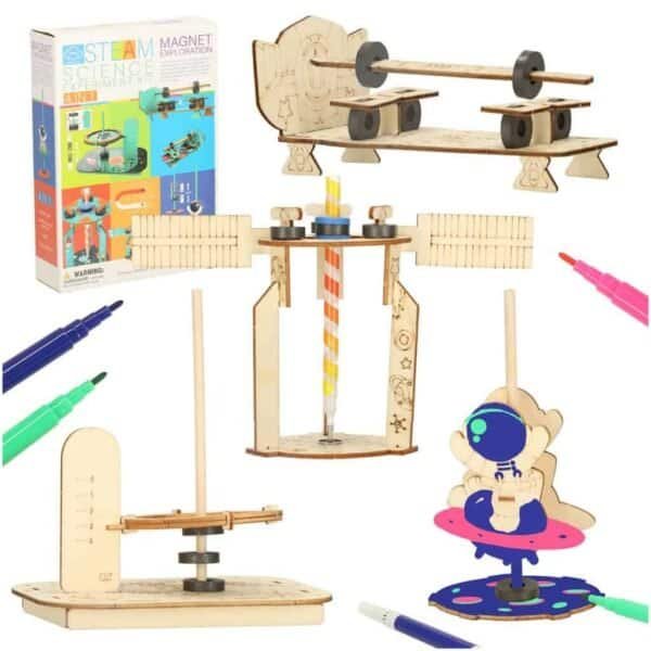 DIY știință experiment kit magnetyc 4in1 -