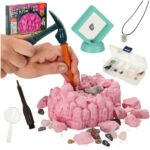Arheologie set piatră minerale 9 el. -