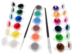 Vopsea acrilica pentru copii, set de pictură pentru copii, culori acrilice pentru jucării și artă, kit de pictură pentru copii, culori pentru decorațiuni și jucării.