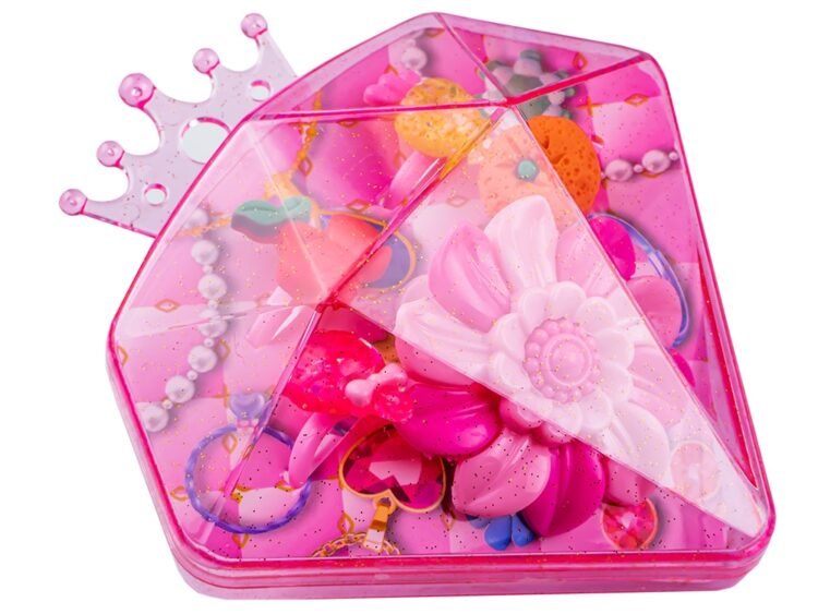 - Fiecare inel are baza din plastic roz