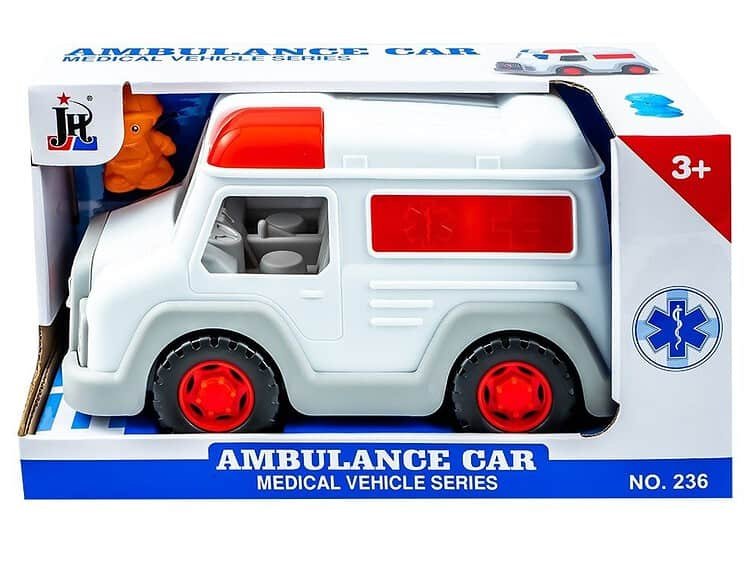 cu girofar decorativ. Acesta se deplaseaza prin impingere.