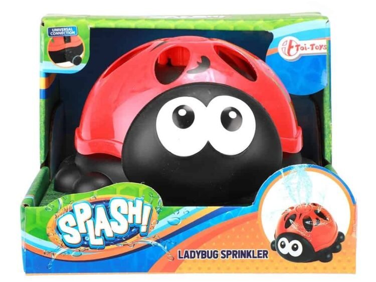 Buburuza - Toi-Toys - - Aspersorul de apa pentru copii este conceput cu o forma draguta de gargarita.