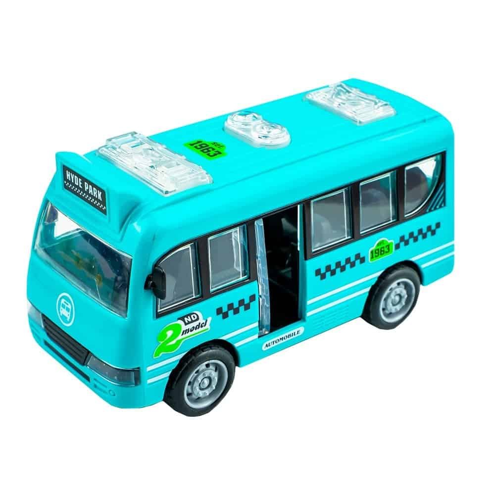 12 buc/set - - Autobuzul are model ce imita autobuzele urbane