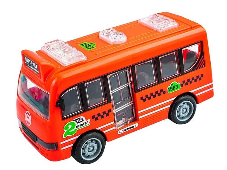 parbriz si ferestre transparente ce permit observarea detaliilor interioare ale jucariei.