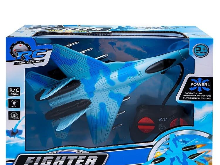 Avion militar cu RC - <p>- Setul contine: 1 avion