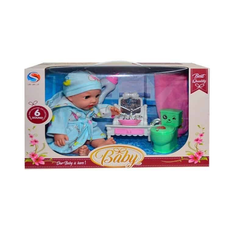 Bebelus cu sunete + mobilier toaleta