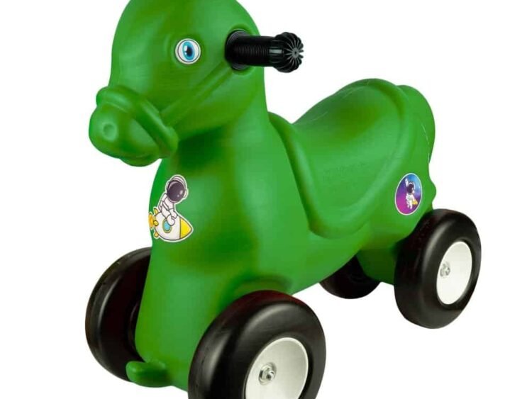 verde - ROBENTOYS - - Jucaria din plastic este compusa dintr-un vehicul – calut fara pedale