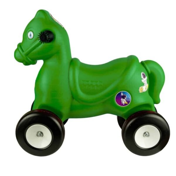 tip ride-on si o platforma pentru balansare pe care se poate fixa catelusul.