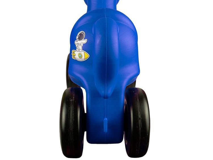 copii trebuind sa impinga cu picioarele in pamant. Directia de deplasare este inainte-inapoi