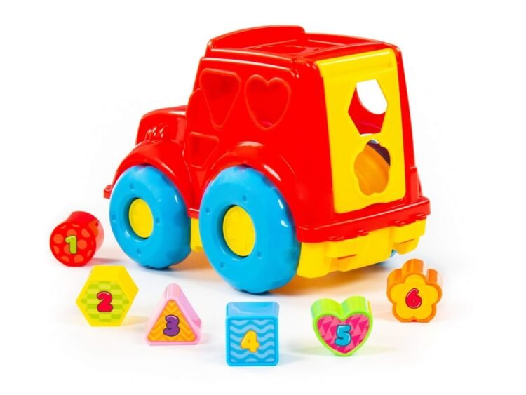 Polesie - Camion + cuburi educative