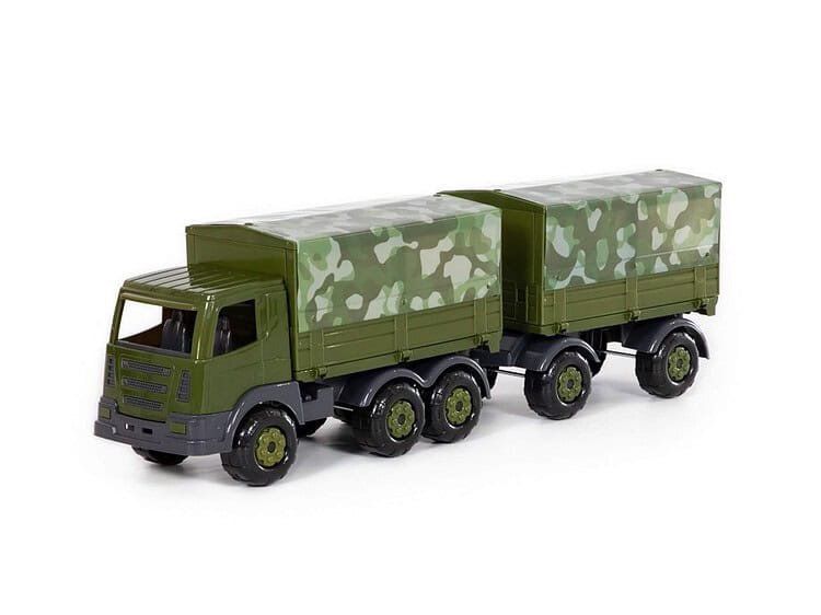 - Camion militar cu prelata si remorca - SuperTruck
