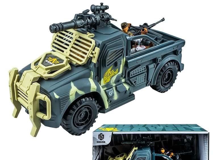 Camion militar + figurina soldat - - Play setul contine 1 camion militar