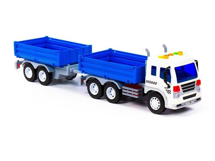 Polesie - Camion + remorca cu lumina si sunet