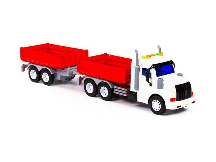 Polesie - Camion + remorca cu lumina si sunet