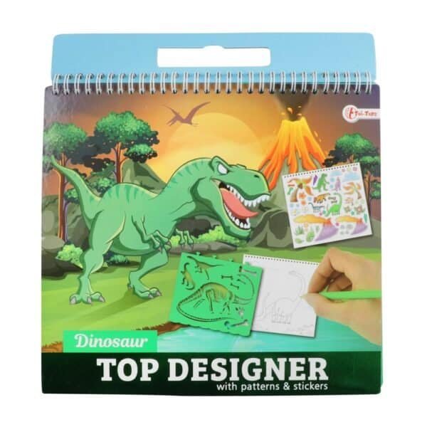 Dinozauri - Toi-Toys - - Carnetelul cu tema dinozauri are 1 pagina de stickere