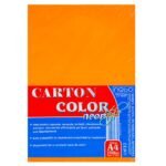 Carton color A4 180g NEON Set 100 - NEBO - Carton color A4 180g