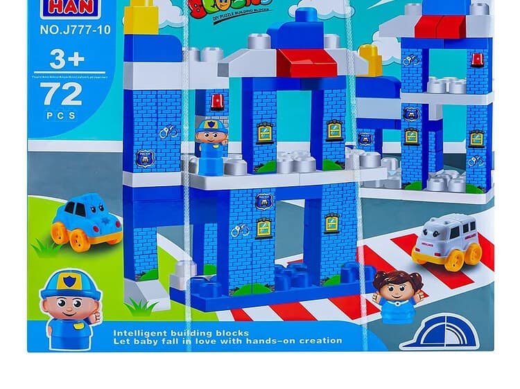 Cuburi constructii - - Setul contine: 72 blocuri de constructii cu modele diferite