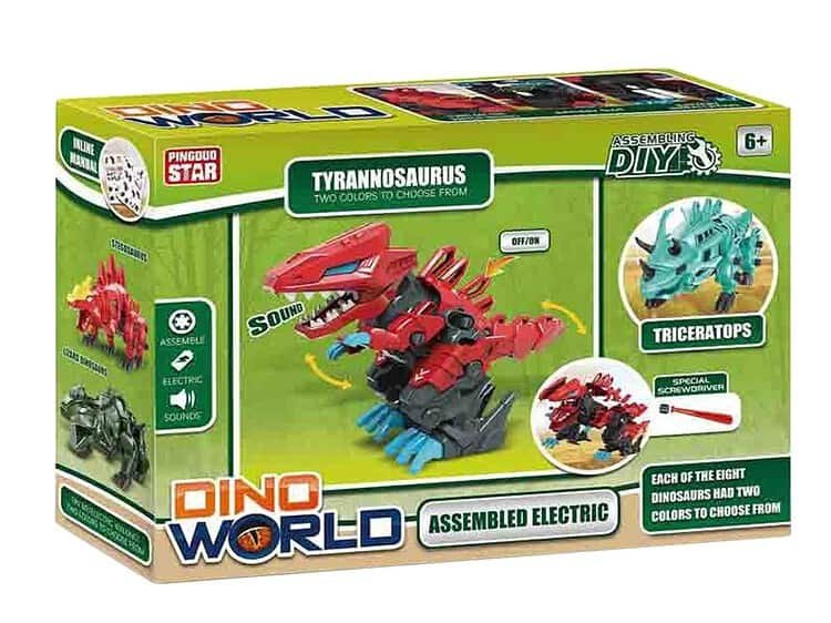 cu baterii - TANYSTROPHEUS - Cuburi constructii Robozaur