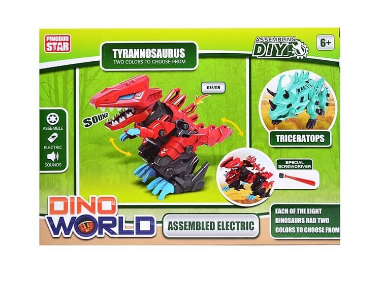 cu baterii - VELOCIRAPTOR - Cuburi constructii Robozaur - VELOCIRAPTOR cu baterii