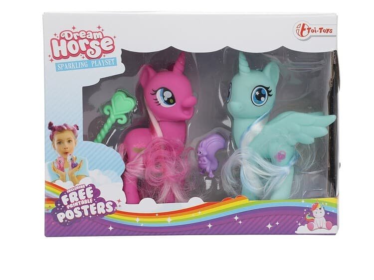 2 buc/set - Toi-Toys - - Setul contine: 2 caluti si accesorii.