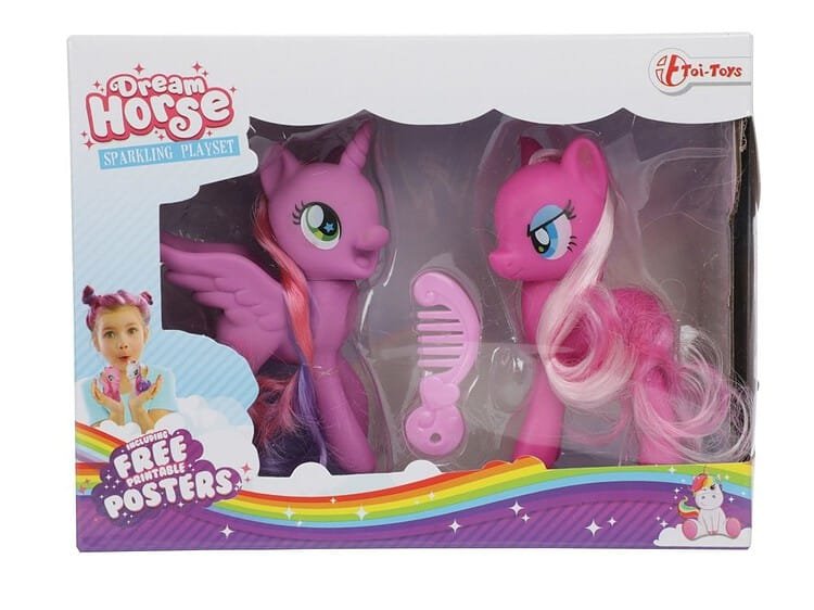 Jucarie unicorn cu zbor si accesorii pentru fetite, cadou ideal pentru copii mici.