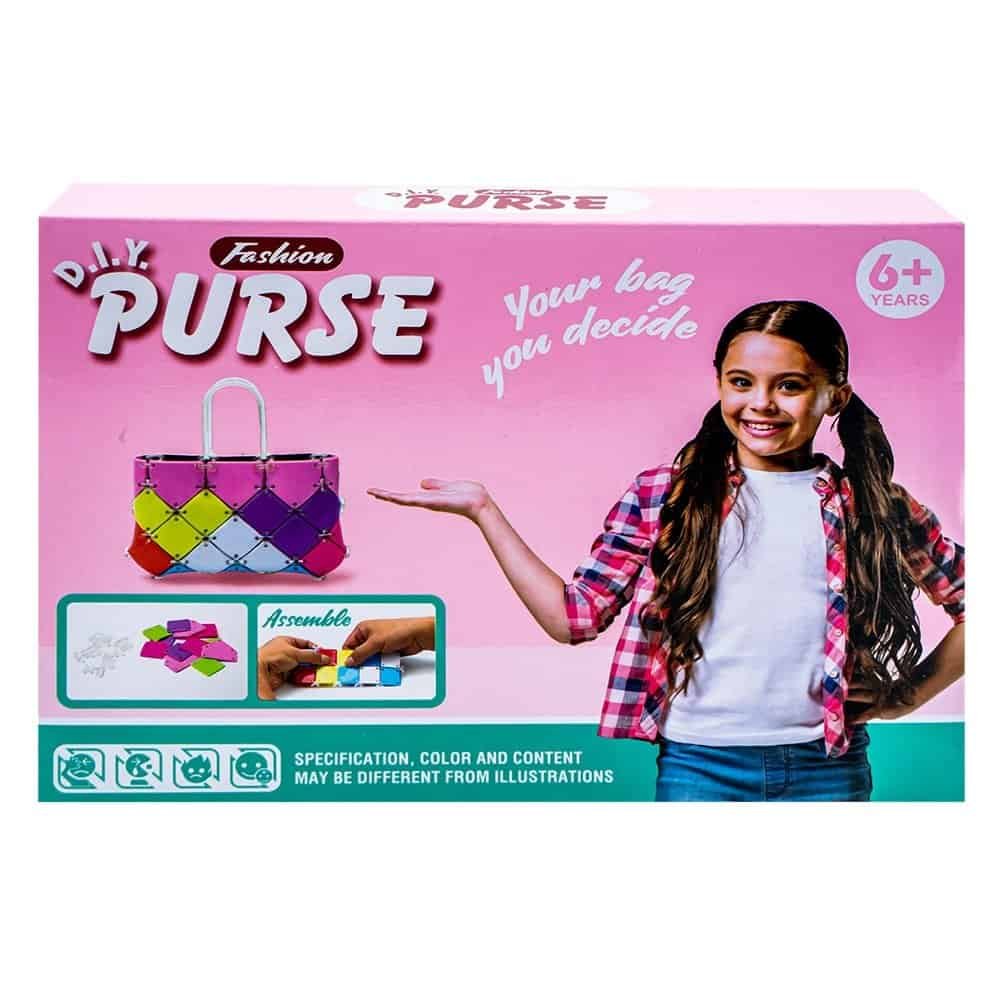 Geanta DIY pentru fetite - - Setul contine: 37 placi