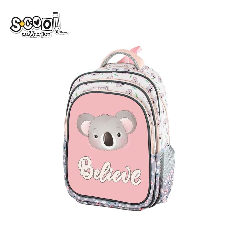 38x35x20 cm - S-COOL - - Rucsacul este special conceput pentru fetite cu varsta scolara