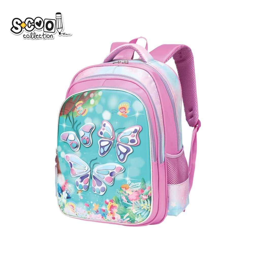 31x24x41 cm - S-COOL - - Rucsacul cu este special conceput pentru fete cu varsta scolara.