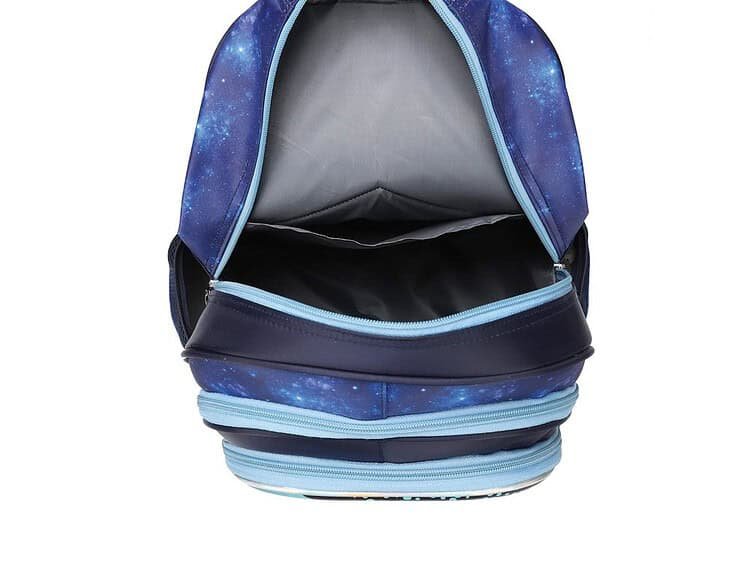 - Ghiozdanul are: 2 compartimente