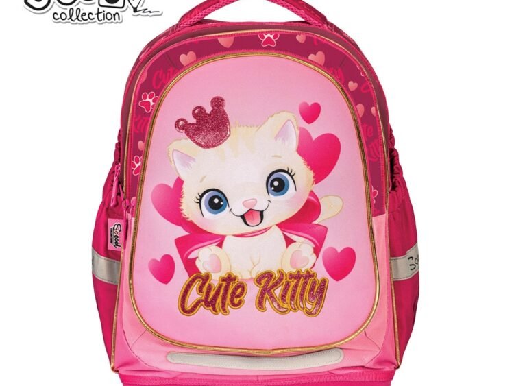 Ghiozdan anatomic CUTE KITTY