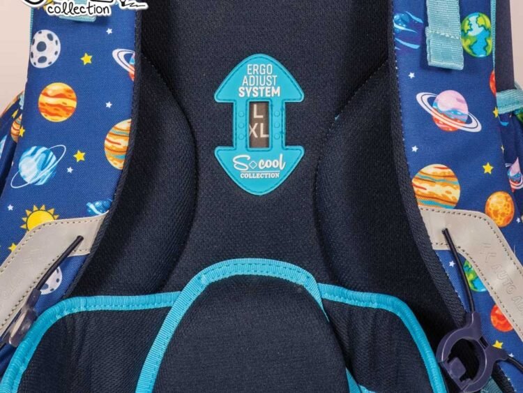 cu sistem integrat de reglare a inaltimii si catarama transversala