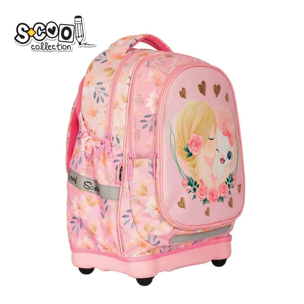 38x39x19.5 cm - S-COOL - - Ghiozdanul are 1 compartiment principal