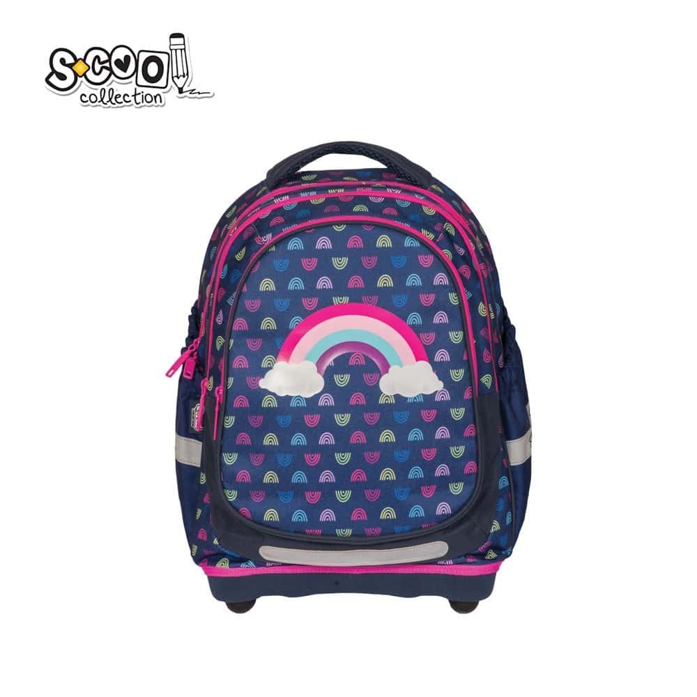 Ghiozdan anatomic RAINBOW