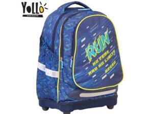 38 cm - YOLLO - Ghiozdan anatomic RUN