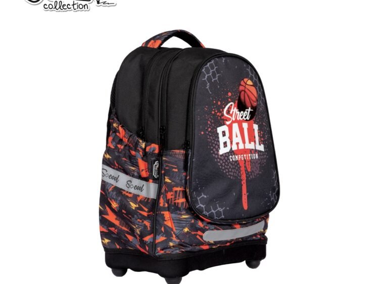 38x39x19.5 cm - S-COOL - - Ghiozdanul anatomic cu imprimeu RAINBOW este conceput pentru baieti cu varsta scolara.