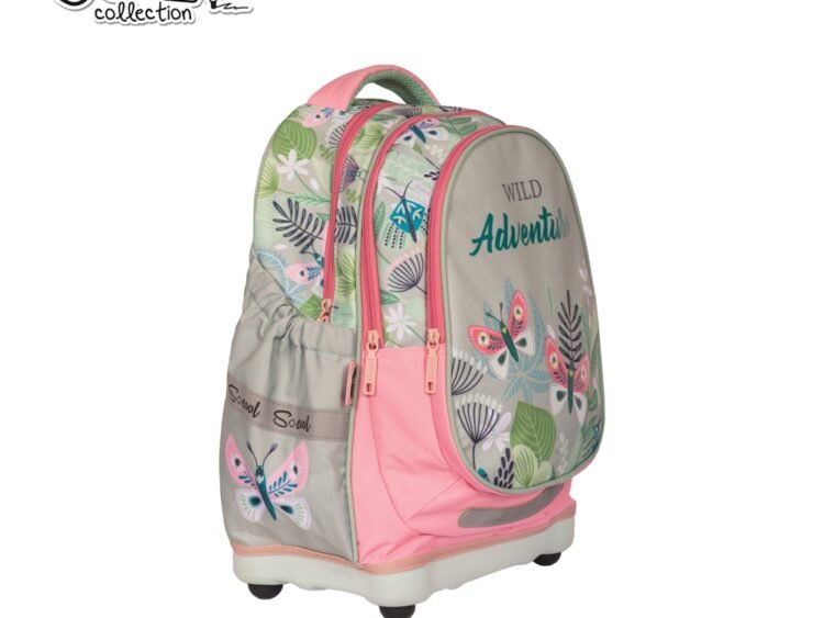 38x39x19.5 cm - S-COOL - - Ghiozdanul anatomic cu imprimeu WILD ADVENTURE este conceput pentru baieti cu varsta scolara.