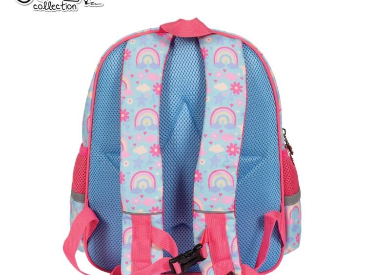 33x27x15 cm - S-COOL - - Ghiozdanelul pentru fete cu varsta prescolara are un compartiment cu buzunar 1/2