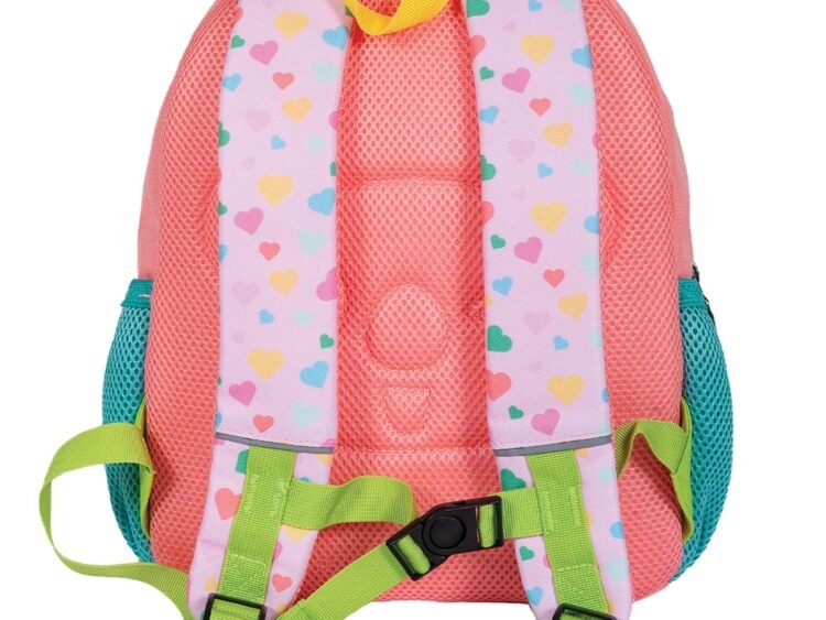 31x24x9 cm - S-COOL - - Rucsacelul pentru fete cu varsta prescolara are compartiment de 22-15x8x29 cm cu buzunar 1/2